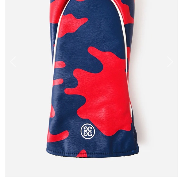 NWT G/Fore G4 Driver Headcover Camo Birdie Blue Red Polyurethane And Velour 4 Gs - Picture 3 of 7